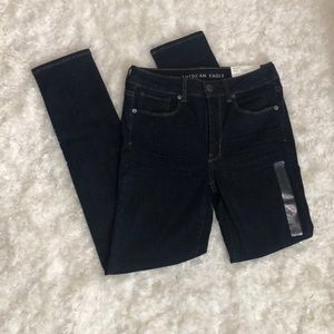 American Eagle hi-rise skinny jean NWT dark wash